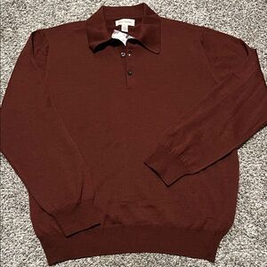 NWT John W Nordstrom men’s collared sweater